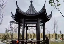 防腐木涼亭用什么瓦,有樹脂瓦、瀝青瓦、小青瓦、琉璃瓦